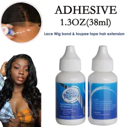 Adhesives Lace Glue Waterproof 2Pcs Plant Glue Remover Front Lace Wig Glue Colle Perruque Lace Frontal wig installation Kit Hair Glue