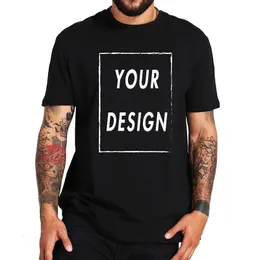 Maymavarty Tamanho UE 100% Algodão Camiseta Personalizada Faça Seu Design Texto Homens Mulheres Imprimir Design Original Presentes Camiseta 240325