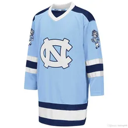 24S Custom 2020 North Carolina Tar Heels University Hockey Jersey Embroidery Ticked أي رقم وأسماء القمصان