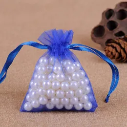 7x9cm Gift Organza Bag Jewelry Packaging Candy Wedding Party Goodie Favors bolsas de bolo de bolo presentes para doces