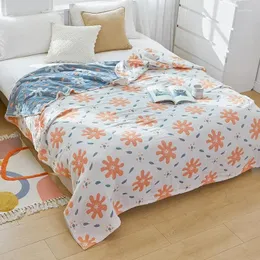 Decken Europäische Baumwolldecke und Überwürfe Hochwertiges Sofahandtuch Sommerkühle Steppdecke Weiche Freizeit für Betten Boho-Tagesdecke
