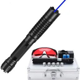 Verktyg Blue High Power Laser Pointers Burning Laser Outdoor Operation Signal Burning Match för campingutrustning