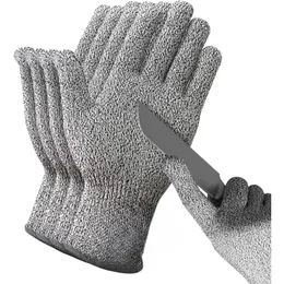 Защитные перчатки против порезов уровня 5. Высокопрочные промышленные кухонные и садовые перчатки с защитой от царапин и порезов. Многоцелевые для резки стекла.