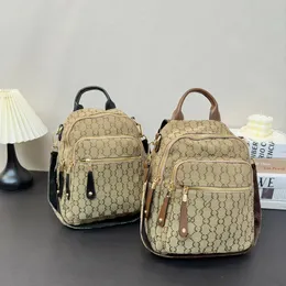 Lüks marka sırt çantası tasarımcısı omuz sırt çantası tarzı kadın seyahat sırt çantası mektubu baskılı şık çanta klasik çanta çapraz vücut cüzdan ykk fermuar