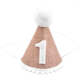 Party Decoration Hat Baby Birthday 1st Years Kids Shower Headband B