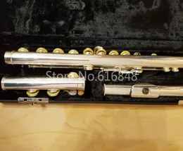 GEMEINHARDT 3OS Märke 16 Keys Flute Cupronickel Silver Plated C Tune Flute Holes Open Musical Instrument Flauta 8458526