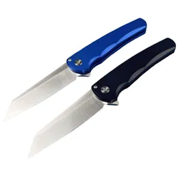 A6716 Coltello tattico AUTO CPM-20V Lama Tanto satinata CNC Manico in alluminio aeronautico Escursione di campeggio esterna Pesca Coltelli tascabili EDC