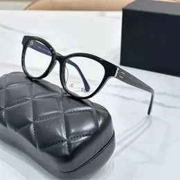 Luxus-Sonnenbrille Lesebrille Designer Herren Damen Chanells 1:1 hochwertige Cat-Eye-Perlenbrille für den täglichen Gebrauch 3440-H Damen-Lesebrille