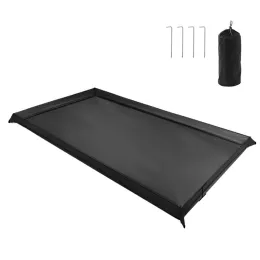 Werkzeuge Multifunktionszelt Stellfläche 210D Oxford Tuch Badewanne Bodentuch 4000 mm wasserdichte Bodenplane Tarps Camping Outdoor-Werkzeuge