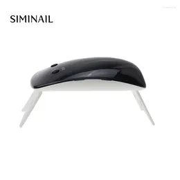 Nageltrockner SIMINAIL Mini-Lampe 6 W tragbarer Trockner Micro-USB zum Fingernagel-Trocknen von Kleber-Härtungsgel mit 2 Timern Nägel Kunst Maniküre