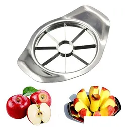 Ferramentas de frutas vegetais de aço inoxidável Cortador de maçã Slicer Corers Easy Cut Kitchen Gadgets Yfa2007 Drop Delivery Home Garden Dining Bar Otwwf