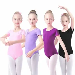 Meninas Ballet Leotards Profial Ginástica Leotard Dance Bodysuits Cott Dance Leotards Lg Manga Bodysuit para Dançar a3jW #