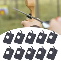 10pcs Plastic Self-Adhesive Arrow Rest Patches Right/Left Handed Archery Recurve Bow Rest Outdoor Hunting Shoot Accessories