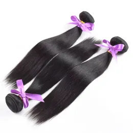 Vietnamita panoramica dritta dritta peli tessitura remo capelli umani 4 fasci per lotto personalizzato 8-30 pollici capelli a colori naturali