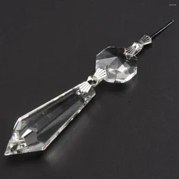 Party Decoration 24 PCS Chandelier Crystal Prisms Hängen Set 38 mm Clear Teardrop Icicle Crystals Parts Replacement