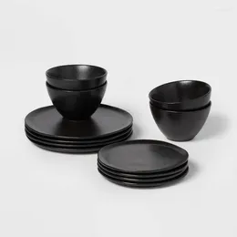 Учебные посуды наборы Bold Beauty: 12pc Margenware Set in Black