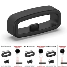 10pcs Gummi -Uhren -Gurtband -Keeper -Loop -Sicherheitshalter Ringer Ring 18mm 20 mm 22 mm für Samsung Garmin Xiaomi Huawei Amazfit