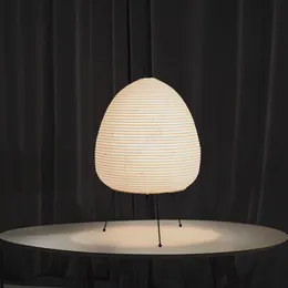 Design giapponese Akari Noguchi Yong Lampada da tavolo Rice Paperino in piedi Camera da letto Decorazioni per la casa Studio Soggiorno Bar Lam lampade