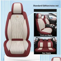 Car Seat Covers Ers High Quality All Inclusive Leather Er For E46 E90 3 Series E21 E30 E36 E91 E92 E93 F30 F31 F34 F3Car Accessories D Otzwj