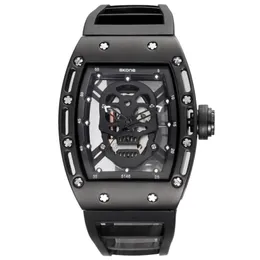 SKONE 2017 Marca Orologi Al Quarzo Da Uomo Pirate Skull Stile Militare Del Silicone Degli Uomini di Sport Orologio Da Polso Impermeabile Relogio Masculino2482