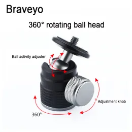 Kamera Tripod Ballhead Telefonhalter Universal Sphärische 360 ° Mini Digitalkamera Headball -Fotografiezubehör für Monopod