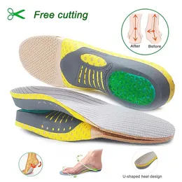 1 pair Orthopedic Insoles Ortics Flat Foot Health Sole Pad for Shoes Insert Arch Support Plantar Fasciitis Feet Care 240321