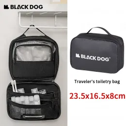 Bags Naturehike BLACKDOG Travel Toiletry Bag Waterproof Sorting Cosmetic Wash Bag Drywet Separation for Makeup Swimming Storage Bag
