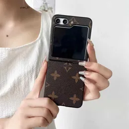 Telefon Güzel Kılıflar Flip3 Flip4 Flip4 Flip5 Galaxy Z Purse Yüksek Kaliteli Lüks Deri Samsung Flip 3 4 5 Kutu Karışım Siparişleri ile Kılıf Damla Damlası Destek Desteği