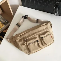 Midjepåsar avslappnad basstil Packar Simplicity 2024 Högkvalitativ crossbody för kvinnor ungdomar bolsas para mujeres