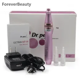 آلة Derma Derma Dr Pen M7w اللاسلكي العناية بالبشرة جهاز Hine Device الوشم الميكروغليغ الوشم mesotherapy أدوات الوجه الوجه