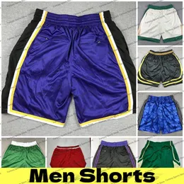 팀 농구 반바지 새로운 포켓 농구 스포츠 반바지 Pantaloncini Pant Blue Blue Mens 포켓 지퍼 야외 바지