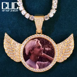 Ожерелья на заказ круглый ангел Крыло крыла