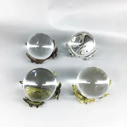 Piatti decorativi K9 Lampadario trasparente con lente a sfera in cristallo, supporto per sfera, decorazione per la casa, globo