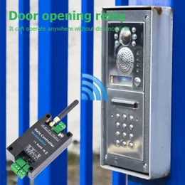 G202 4G GSM GATE فتاحة تلقائية الباب GSM RELAY DC9-24V لأمن المنزل التحكم عن بُعد 850/900/1800/1900 MHz بوابة