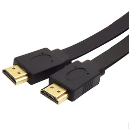 Hochwertiges Full HD Short HDMI Compatible Kabelunterstützung 3D -männlichem bis männlichem Stecker Flachkabelkabel für Audio -Video HD TV 30 cm 50 cm