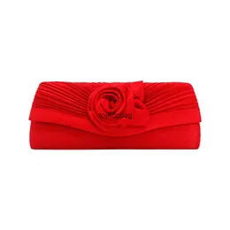 Designer Luxury Fashion Diamond Clutch Bags Special Designed Fashionable Color Ding Cloth Silk Surface Handmited Flower Womens Handväska