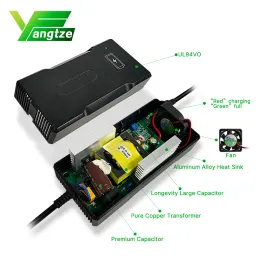 Yangtze 58 V 4A Batterie-Ladegerät für 48-V-Blei-Säure Elektrofahrradkraft E-Tool für Lautsprecher-TV-Empfänger mit Kühlventilatoren