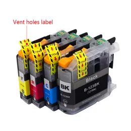 HTL For Brother LC123 LC-123 LC123XL Compatible Ink Cartridge For MFC-J650DW MFC-J6720DW MFC-J6520DW DCP-J4110DW DCP-J132W