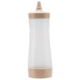 Dinnerware Sets Squeeze Bottle Kitchen Accessories Boat Plastic Sauce Vinegar Oil Ketchup Cruet Condiment Dispenser Beige Transparent