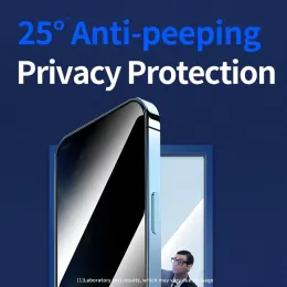 بالنسبة إلى iPhone 15 Pro Max 14 Plus 13 12 11 XR XS Dust Free Phone Screen Protector Glass Withing With Stroding Kit Class