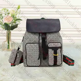 2 pezzi/set zaino da viaggio di design borsa a tracolla in pelle da uomo borsa a tracolla in tela con lettere complete zaini borse a tracolla da donna borsa a mano borsa totes zaino