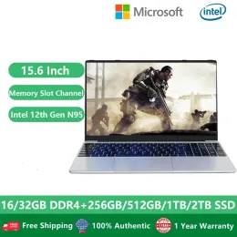 2024 billige Laptops Windows 11 Woman Office Notebook Student Netbook 15,6 Zoll 12. Gen Intel Alder N95 32 GB DDR4 1TB WiFI