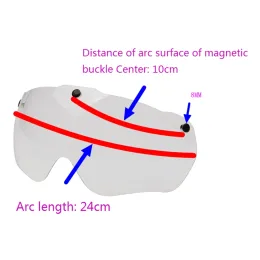 Lice di sostituzione degli occhiali anticruolieli per il casco per biciclette in bicicletta Visor Omperi di riparazione di occhiali da sole