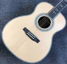 Custom 45 OM body AAAA chitarra elettrica acustica classica tutta in legno massello con retro in palissandro8486552