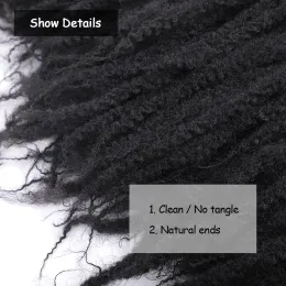 24 pollici Sintetico morbido Marley Treids Capelli 100g Twist Twist Hair Ombre castano all'uncinetto grigio intrecciato Extensioni per le donne nere