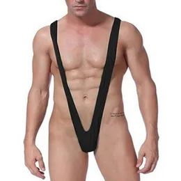 Mutandine sexy maschile erotico da bagno in lingerie cinghie borat mankini monouscolo v imbraccia bordo di singlet di singletinetto.