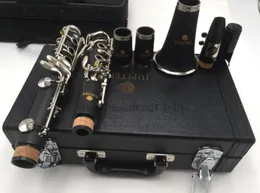 목성 JCL700N Professional Woodwinds 17 Key Clarinet BB Tune B 평평한 니켈 도금 악기 1764506