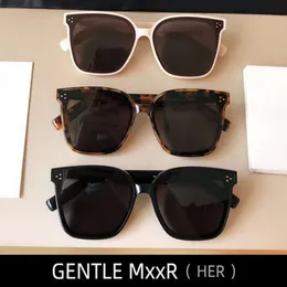 Jej moda vintage luksusowe łagodne okulary przeciwsłoneczne Korea marki design gm men mężczyzn Monst Meto