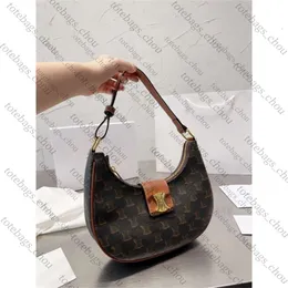 2024 Underarm Bag axelväskor Evening Bag Luxury Fashion Brand New Ava Underarm Bag Lisa med Designer Bag Läder Stitching Collision Color Cover Handväska