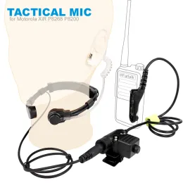 Taktisches Hochleistungs -Headset -Hals -Hals -Mikrofon U94 PTT für Motorola MTP850S XIR P8268 P8200 APX4000 APX2000 DP4800 Walkie Talkie